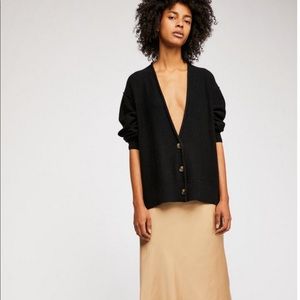 100% Cashmere Cardi by Free People